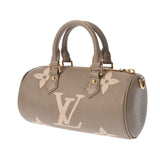 LOUIS VUITTON ルイヴィトン モノグラムアンプラント パピヨン BB トゥルトレール/クレーム M46031 レディース レザー ハンドバッグ ABランク 中古 銀蔵