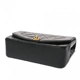 CHANEL シャネル マトラッセ ダイアナ チェーンショルダー 22cm ブラック A01164 レディース ラムスキン ショルダーバッグ Bランク 中古 銀蔵