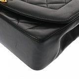 CHANEL シャネル マトラッセ ダイアナ チェーンショルダー 22cm ブラック A01164 レディース ラムスキン ショルダーバッグ Bランク 中古 銀蔵