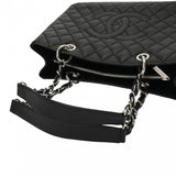 CHANEL シャネル GST グランドショッピングトート ブラック A50995 レディース キャビアスキン トートバッグ Aランク 中古 銀蔵