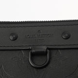 LOUIS VUITTON ルイヴィトン モノグラムシャドウ ポシェット ディスカバリー ブラック M62903 メンズ カーフ クラッチバッグ Aランク 中古 銀蔵