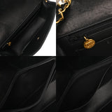 CHANEL シャネル マドモアゼル チェーンショルダー ブラック A01164 レディース パテントカーフスキン ショルダーバッグ Bランク 中古 銀蔵