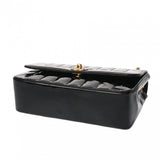 CHANEL シャネル マドモアゼル チェーンショルダー ブラック A01164 レディース パテントカーフスキン ショルダーバッグ Bランク 中古 銀蔵
