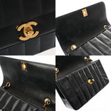 CHANEL シャネル マドモアゼル チェーンショルダー ブラック A01164 レディース パテントカーフスキン ショルダーバッグ Bランク 中古 銀蔵