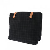 HERMES エルメス アメダバ カバドゥポッシュ ブラック ユニセックス キャンバス トートバッグ Bランク 中古 銀蔵