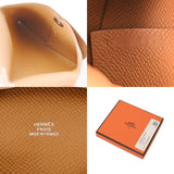 HERMES エルメス バスティア ゴールド B刻印(2023年頃) レディース ヴォーエプソン コインケース Aランク 中古 銀蔵