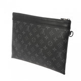 LOUIS VUITTON ルイヴィトン モノグラムエクリプス ポシェット トゥ ゴー ブラック M81569 メンズ モノグラムキャンバス セカンドバッグ Bランク 中古 銀蔵