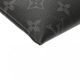 LOUIS VUITTON ルイヴィトン モノグラムエクリプス ポシェット トゥ ゴー ブラック M81569 メンズ モノグラムキャンバス セカンドバッグ Bランク 中古 銀蔵