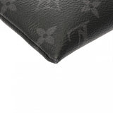 LOUIS VUITTON ルイヴィトン モノグラムエクリプス ポシェット トゥ ゴー ブラック M81569 メンズ モノグラムキャンバス セカンドバッグ Bランク 中古 銀蔵