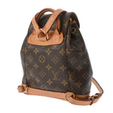 LOUIS VUITTON ルイヴィトン モノグラム ミニ モンスリ ブラウン M51137 レディース モノグラムキャンバス リュック・デイパック Bランク 中古 銀蔵