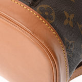 LOUIS VUITTON ルイヴィトン モノグラム ミニ モンスリ ブラウン M51137 レディース モノグラムキャンバス リュック・デイパック Bランク 中古 銀蔵