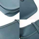 HERMES エルメス エヴリン2 GM ブルージーン □K刻印(2007年頃) レディース ヴォーエプソン ショルダーバッグ ABランク 中古 銀蔵