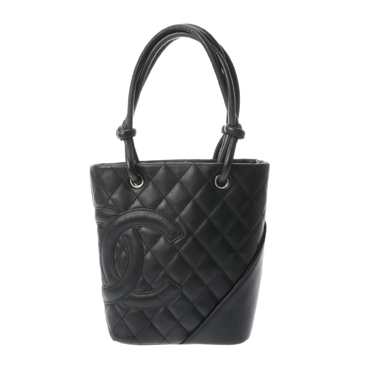 CHANEL カンボンライン スモールトートバッグ ブラック シャネル スモールトート カンボンライン ブラック/ブラック