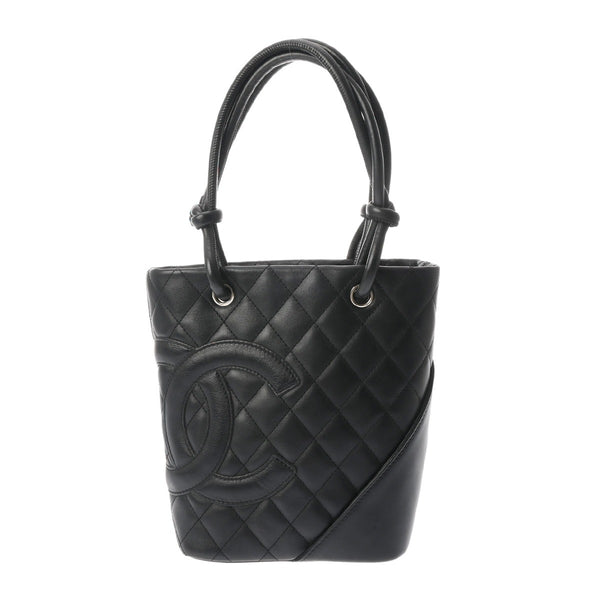 CHANEL カンボンライン スモールトートバッグ ブラック シャネル スモールトート カンボンライン ブラック/ブラック