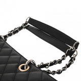CHANEL シャネル GST グランドショッピングトート ブラック A50995 レディース キャビアスキン トートバッグ Aランク 中古 銀蔵