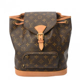 LOUIS VUITTON ルイヴィトン モノグラム モンスリ MM ブラウン M51136 レディース モノグラムキャンバス リュック・デイパック Bランク 中古 銀蔵