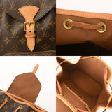 LOUIS VUITTON ルイヴィトン モノグラム モンスリ MM ブラウン M51136 レディース モノグラムキャンバス リュック・デイパック Bランク 中古 銀蔵