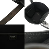 HERMES エルメス エトリヴィエール ポケット 27 ブラック B刻印(2023年頃) メンズ トワルゴエラン/ヴォ―スイフト トートバッグ Aランク 中古 銀蔵