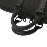 LOUIS VUITTON ルイヴィトン モノグラム キーポル バンドリエール 35 2WAY ノワール M22765 ユニセックス トリヨンレザー ボストンバッグ Aランク 中古 銀蔵