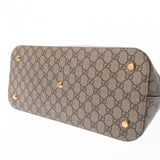 GUCCI グッチ ヴィル ハンドバッグ バレンシアガコラボ ベージュ/エボニー 681698 ユニセックス GGスプリームキャンバス ハンドバッグ Aランク 中古 銀蔵