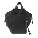 LOEWE ロエベ ハンモックバッグ スモール ブラック A538S35X29 レディース アナグラムジャガードキャンバス/カーフ ショルダーバッグ Aランク 中古 銀蔵