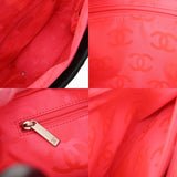 CHANEL シャネル カンボンライン ラージトート ブラック/ブラックエナメル A25169 レディース カーフ トートバッグ Aランク 中古 銀蔵