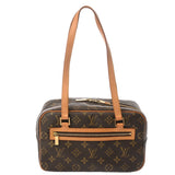 LOUIS VUITTON ルイヴィトン モノグラム シテ MM ブラウン M51182 レディース モノグラムキャンバス ハンドバッグ Bランク 中古 銀蔵