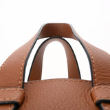LOEWE ロエベ ハンモック スモール タン 387.30.S35 レディース カーフ 2WAYバッグ Aランク 中古 銀蔵