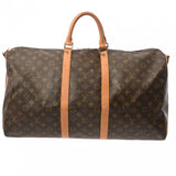 LOUIS VUITTON ルイヴィトン モノグラム キーポル バンドリエール 55 ブラウン M41414 ユニセックス モノグラムキャンバス ボストンバッグ Bランク 中古 銀蔵