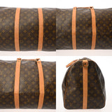 LOUIS VUITTON ルイヴィトン モノグラム キーポル バンドリエール 55 ブラウン M41414 ユニセックス モノグラムキャンバス ボストンバッグ Bランク 中古 銀蔵