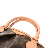 LOUIS VUITTON ルイヴィトン モノグラム ティボリ PM ブラウン M40143 レディース モノグラムキャンバス ハンドバッグ ABランク 中古 銀蔵
