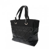 CHANEL シャネル パリビアリッツ トート MM ブラック A34209 レディース キャンバス/レザー トートバッグ Aランク 中古 銀蔵
