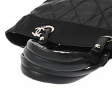 CHANEL シャネル パリビアリッツ トート MM ブラック A34209 レディース キャンバス/レザー トートバッグ Aランク 中古 銀蔵