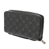 LOUIS VUITTON ルイヴィトン モノグラムエクリプス ジッピー XL トラベルケース 黒/グレー M61698 メンズ モノグラムキャンバス 長財布 ABランク 中古 銀蔵