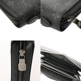 LOUIS VUITTON ルイヴィトン モノグラムエクリプス ジッピー XL トラベルケース 黒/グレー M61698 メンズ モノグラムキャンバス 長財布 ABランク 中古 銀蔵