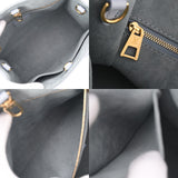 LOUIS VUITTON ルイヴィトン モノグラムアンプラント オンザゴー PM ライトブルー M46840 レディース レザー ハンドバッグ Aランク 中古 銀蔵