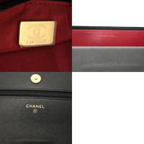 CHANEL シャネル シャネル19 マトラッセ チェーンウォレット ブラック AP0957 レディース ラムスキン ショルダーバッグ Aランク 中古 銀蔵