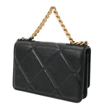 CHANEL シャネル シャネル19 マトラッセ チェーンウォレット ブラック AP0957 レディース ラムスキン ショルダーバッグ Aランク 中古 銀蔵