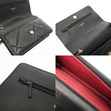 CHANEL シャネル シャネル19 マトラッセ チェーンウォレット ブラック AP0957 レディース ラムスキン ショルダーバッグ Aランク 中古 銀蔵