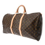 LOUIS VUITTON ルイヴィトン モノグラム キーポル 55 ブラウン M41424 ユニセックス モノグラムキャンバス ボストンバッグ Aランク 中古 銀蔵