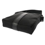 HERMES エルメス アカプルコ ポシェットバンドリエール MM ブラック ユニセックス トワルシェブロン ヴォーグミ ショルダーバッグ Bランク 中古 銀蔵