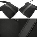 HERMES エルメス アカプルコ ポシェットバンドリエール MM ブラック ユニセックス トワルシェブロン ヴォーグミ ショルダーバッグ Bランク 中古 銀蔵