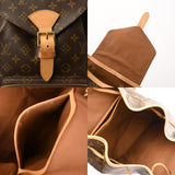 LOUIS VUITTON ルイヴィトン モノグラム モンスリ GM ブラウン M51135 ユニセックス モノグラムキャンバス リュック・デイパック Bランク 中古 銀蔵