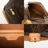 LOUIS VUITTON ルイヴィトン モノグラム モンスリ GM ブラウン M51135 ユニセックス モノグラムキャンバス リュック・デイパック Bランク 中古 銀蔵