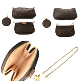 LOUIS VUITTON ルイヴィトン モノグラム ミュルティ ポシェットアクセソワール ローズクレール M44840 レディース モノグラムキャンバス ショルダーバッグ Bランク 中古 銀蔵