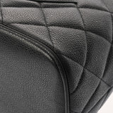 CHANEL シャネル 復刻トート ブラック A01804 レディース キャビアスキン トートバッグ Aランク 中古 銀蔵
