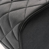 CHANEL シャネル 復刻トート ブラック A01804 レディース キャビアスキン トートバッグ Aランク 中古 銀蔵