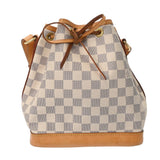 LOUIS VUITTON ルイヴィトン モノグラム ノエ BB ホワイト M40817 ユニセックス ダミエアズールキャンバス ショルダーバッグ Bランク 中古 銀蔵