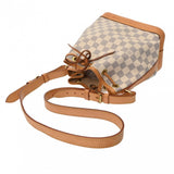 LOUIS VUITTON ルイヴィトン モノグラム ノエ BB ホワイト M40817 ユニセックス ダミエアズールキャンバス ショルダーバッグ Bランク 中古 銀蔵