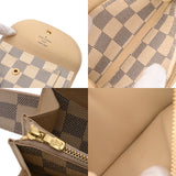 LOUIS VUITTON ルイヴィトン サンチュール ポシェット ソロ 85 ホワイト M9835T メンズ ダミエアズールキャンバス ベルト ABランク 中古 銀蔵